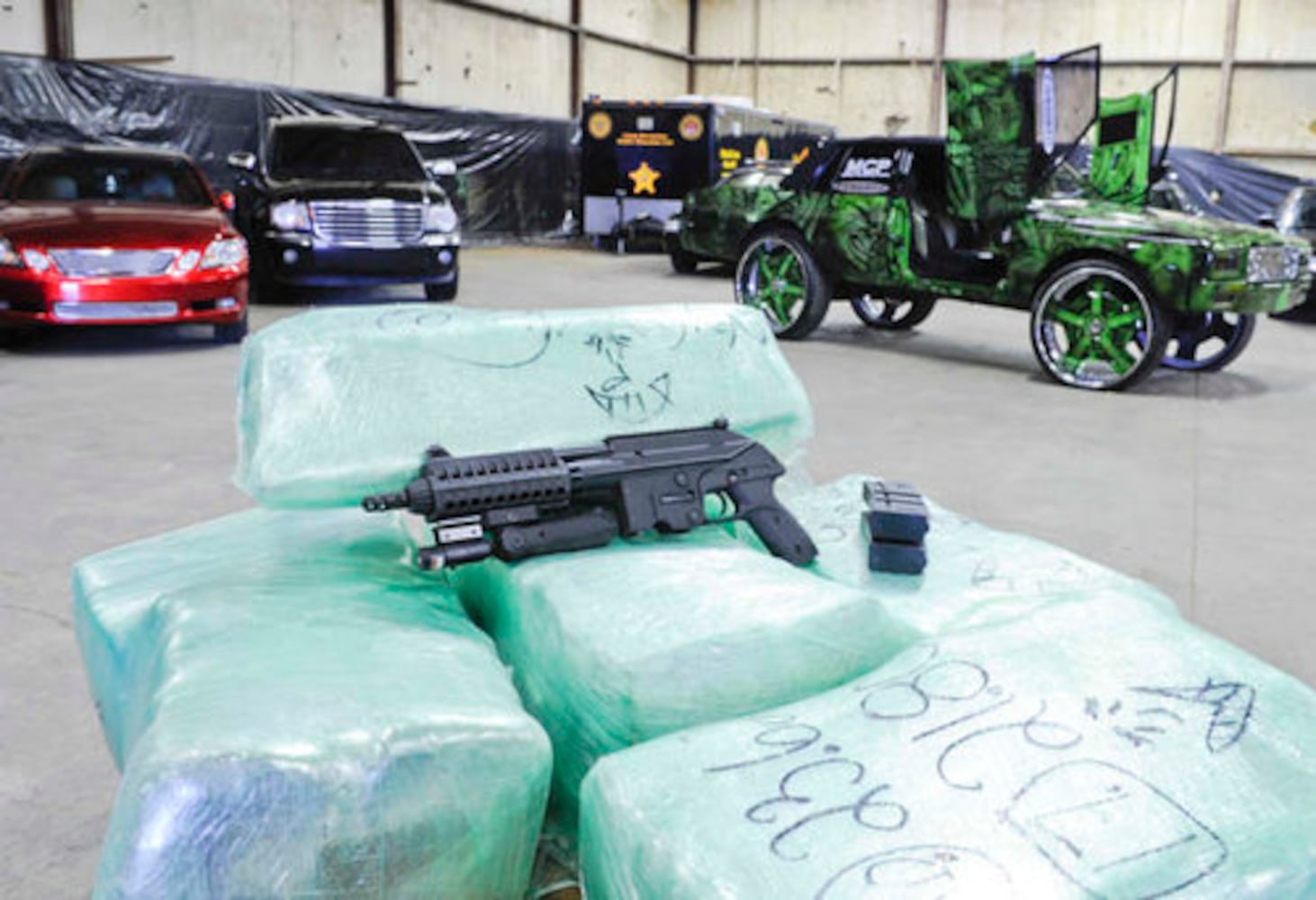 Hulk car seized in drug bust