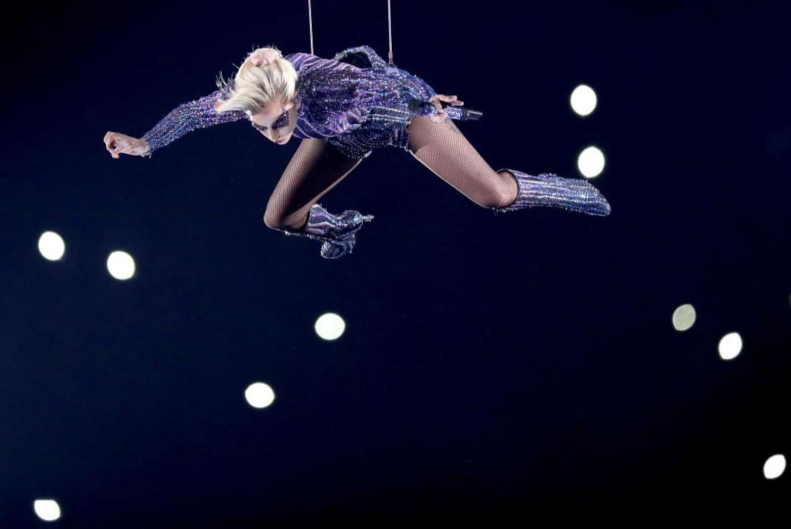 Lady Gaga performs during the Pepsi Zero Sugar Super Bowl 51 Halftime Show at NRG Stadium on February 5, 2017 in Houston, Texas.