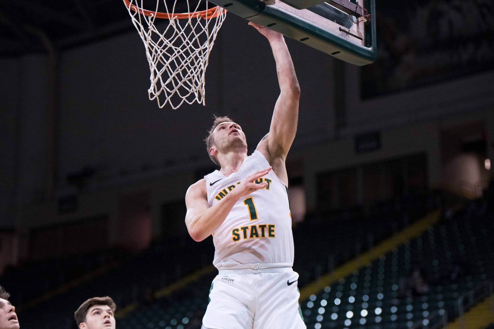 Wright State’s Bill Wampler scored a game-high 18 points in an exhibition win over Notre Dame College. Joseph Craven/CONTRIBUTED