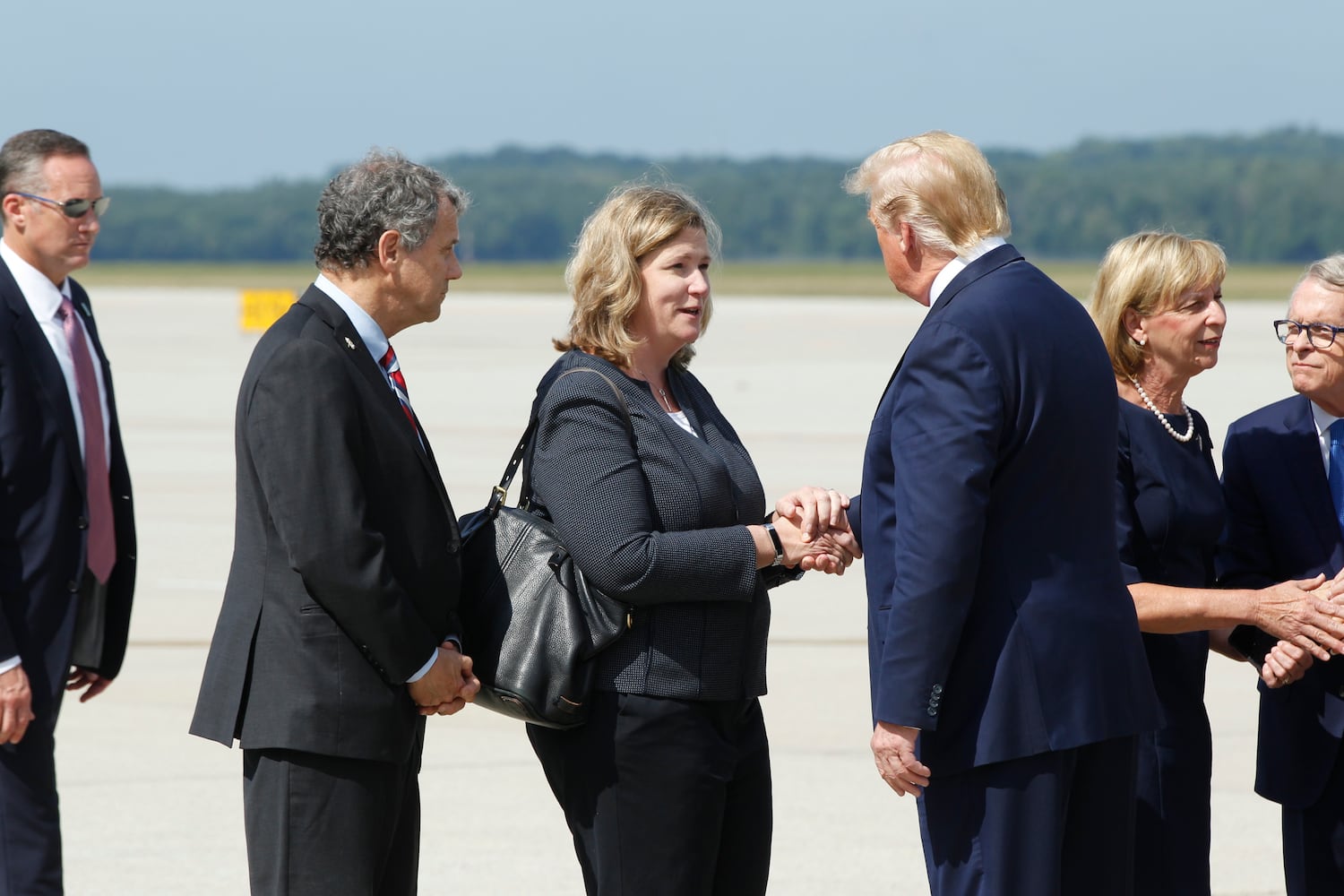 PHOTOS: Scenes of President Trump’s visit to Dayton