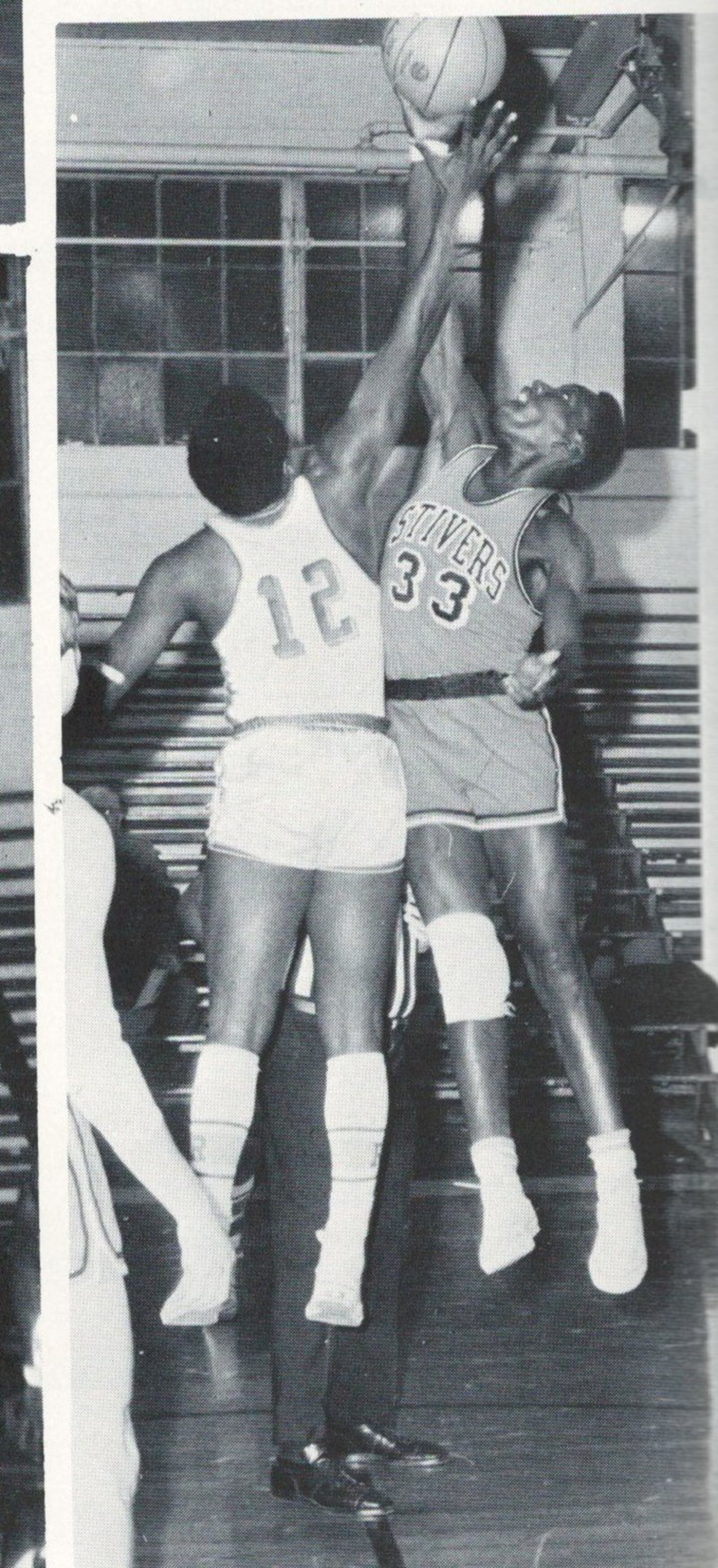 Jerry Washington (right) during a Stivers game vs. Roosevelt. CONTRIBUTED