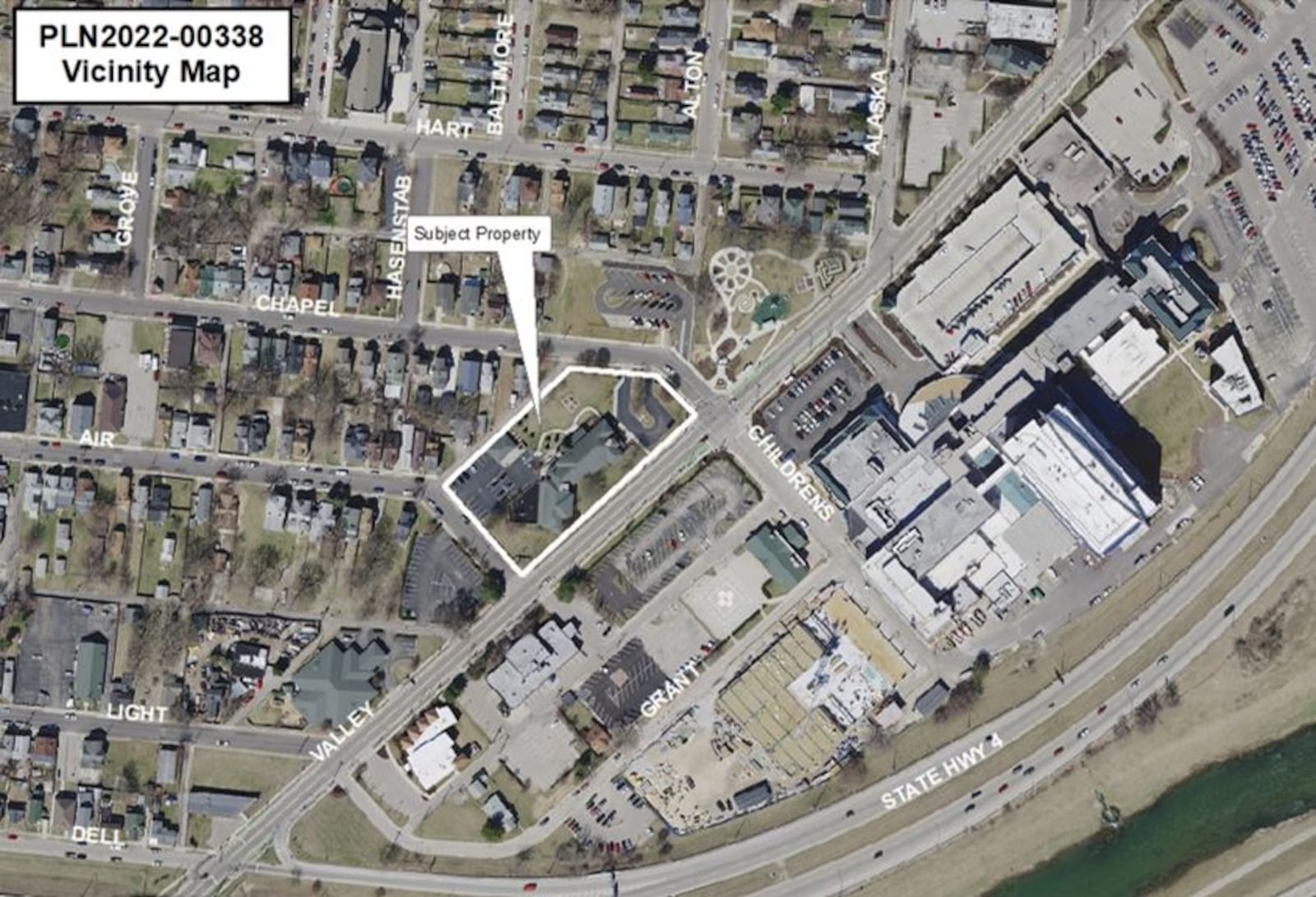 A map showing the Ronald McDonald House in Old North Dayton. CONTRIBUTED