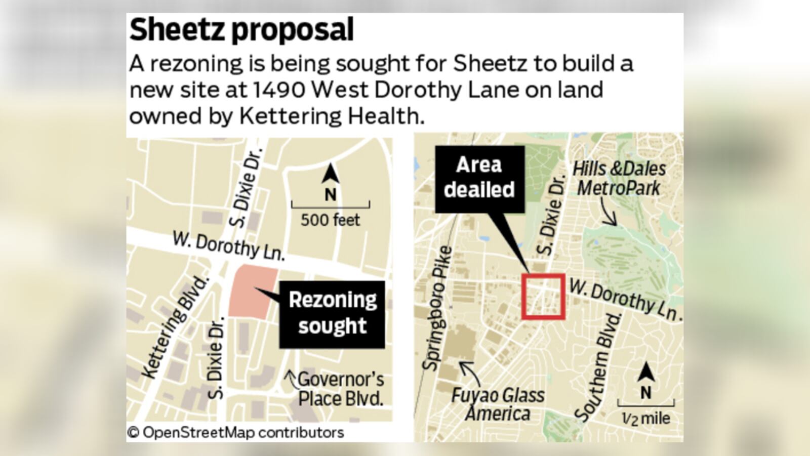 Altoona, Pa.-based business Sheetz, a gas station, convenience store and restaurant chain, wants to build a location in Kettering. STAFF