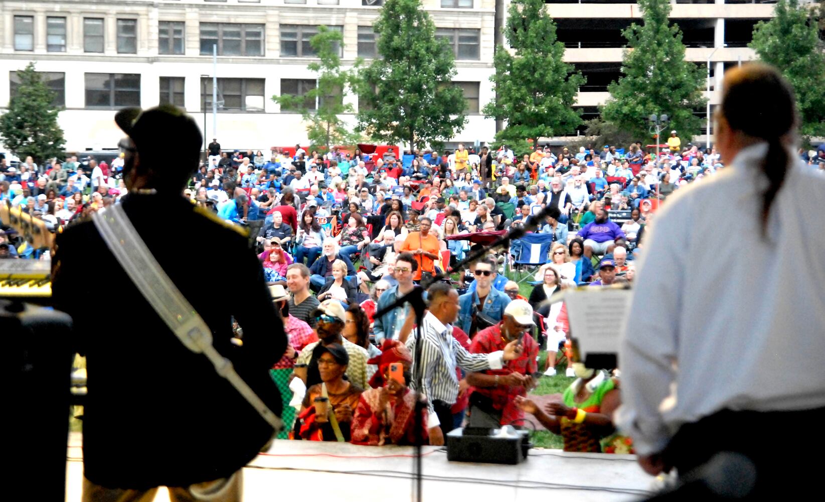 Did we spot you at the Dayton Funk All-Stars concert?