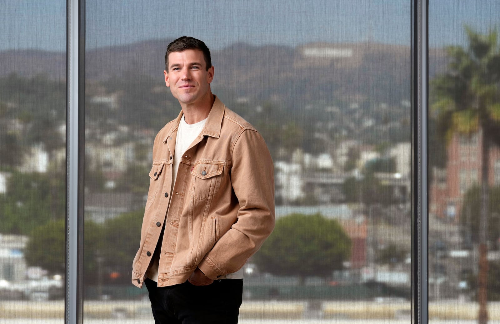 Actor Austin Stowell poses for a portrait in Los Angeles on Oct. 7, 2024. (AP Photo/Chris Pizzello)