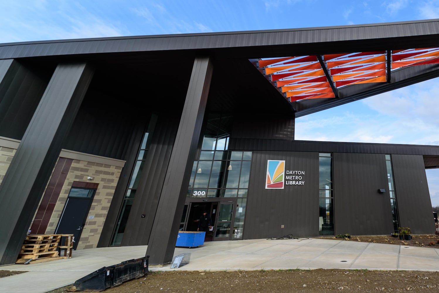 PHOTOS: Construction is nearing completion on the Dayton Metro Library's new West Branch