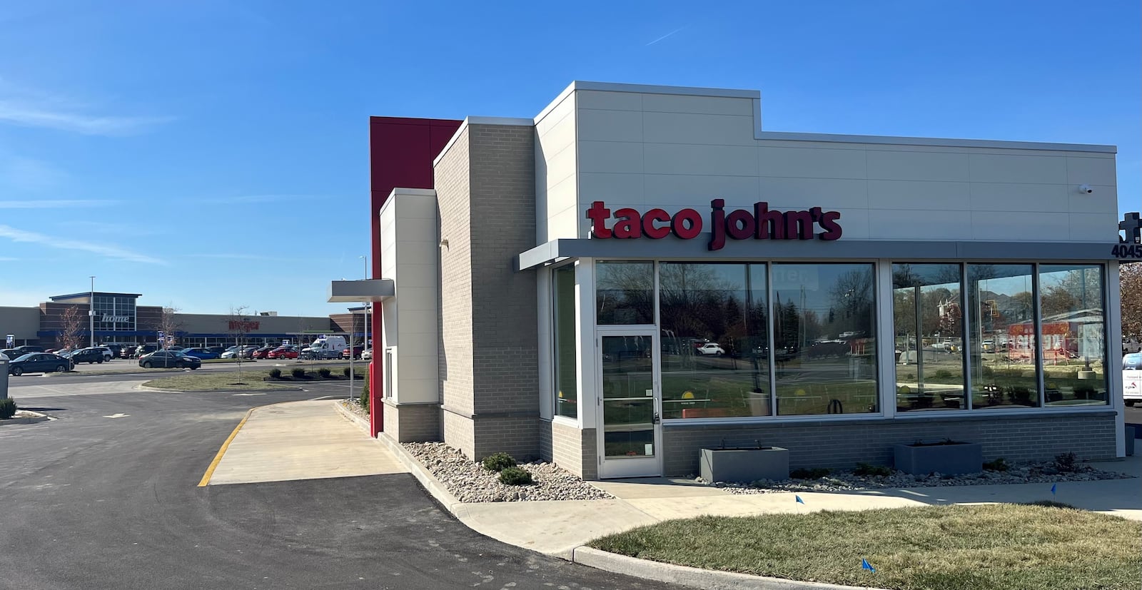 The opening of Taco John’s, which had been targeting an Oct. 16 restaurant debut at 4045 Wilmington Pike, has been pushed back until mid-December, according to a company spokeswoman. JEREMY KELLEY/STAFF