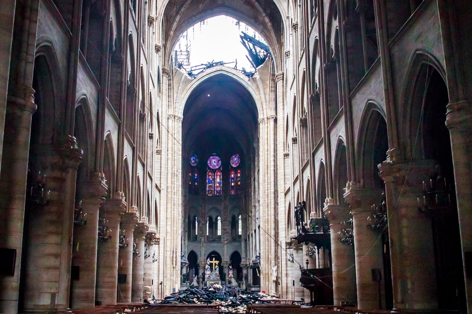 Photos: Notre Dame Cathedral after the fire