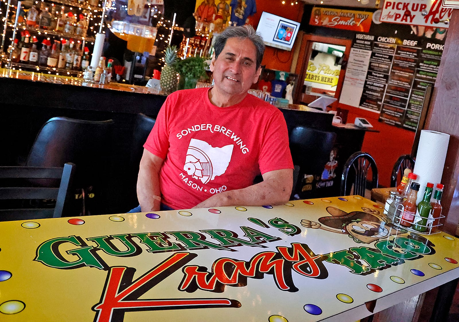 Felix Guerra, the owner of Guerra's Krazy Taco, has announced he's selling the business and the building to the right person. BILL LACKEY/STAFF