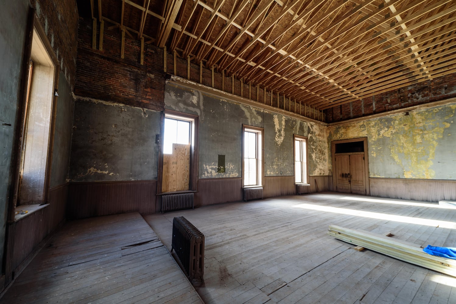 PHOTOS: Stabilization complete on Troy's IOOF Building/Old Miami County Courthouse