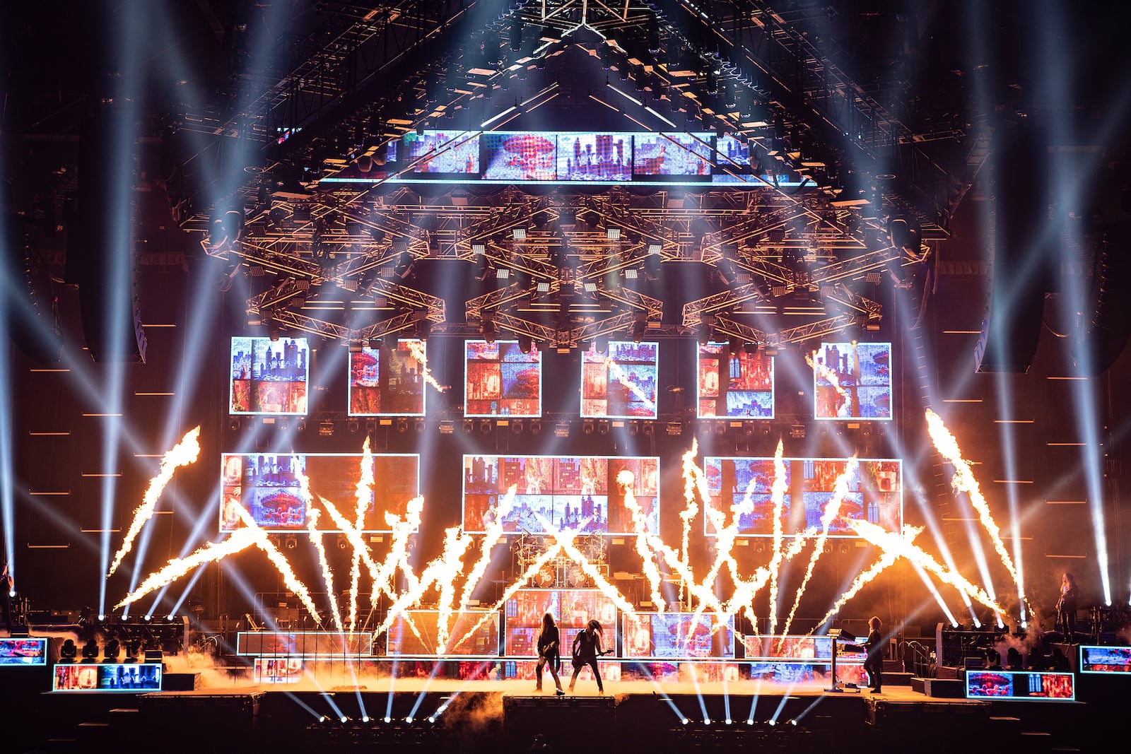 Trans-Siberian Orchestra will perform Dec. 7 at the Nutter Center.  (James McEachern/Trans-Siberian Orchestra via AP)