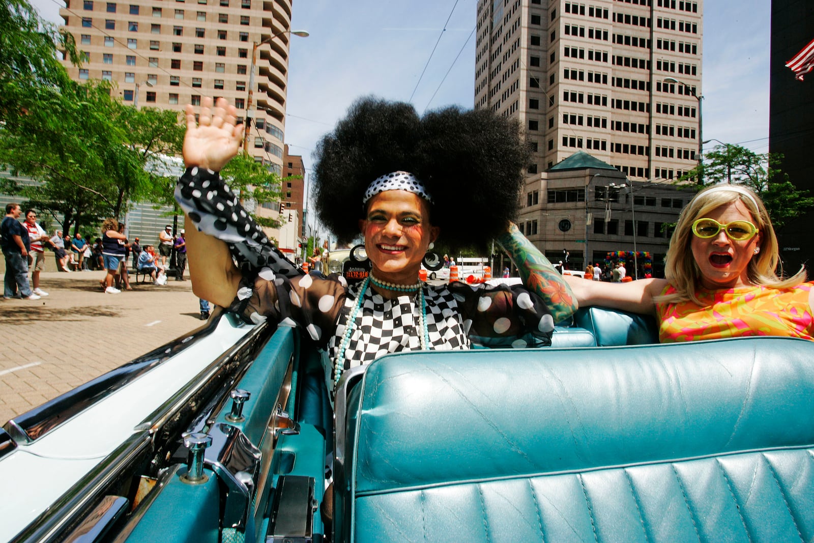 Dayton's Annual PrideFest & Parade was held Saturday in downtown Dayton. The parade ran through town and everyone gathered at Courthouse Square for PrideFest celebration. JIM NOELKER/DAYTON DAILY NEWS