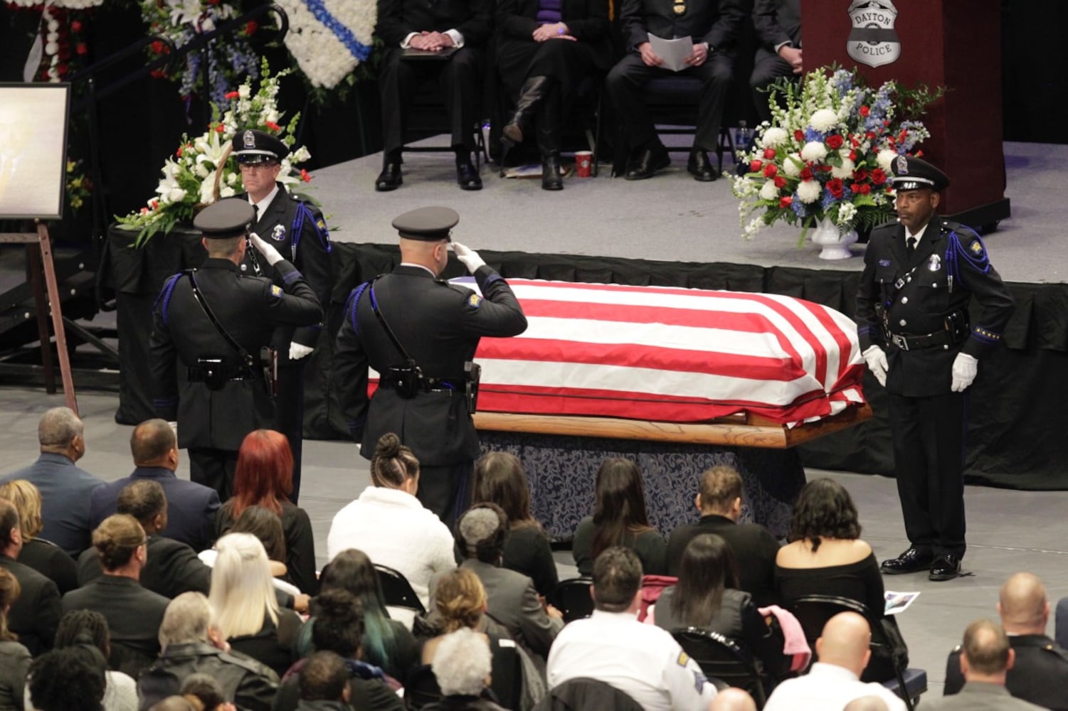 PHOTOS: Community comes together for Det. Jorge DelRio’s funeral service