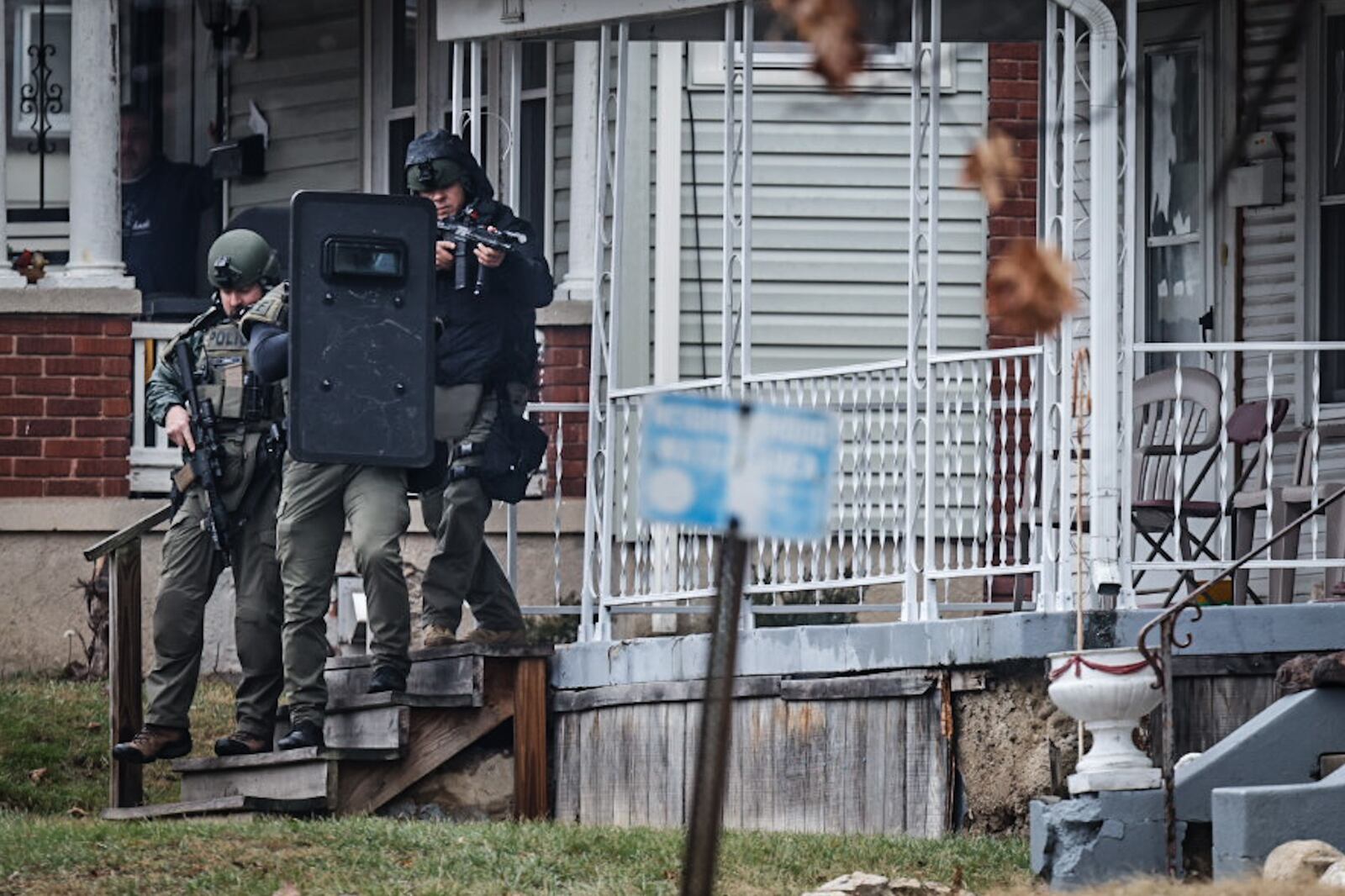 Dayton police and a SWAT team were on the scene of a standoff Wednesday afternoon, Jan. 11, 2023, in the 100 block of West Norman Avenue. JIM NOELKER/STAFF