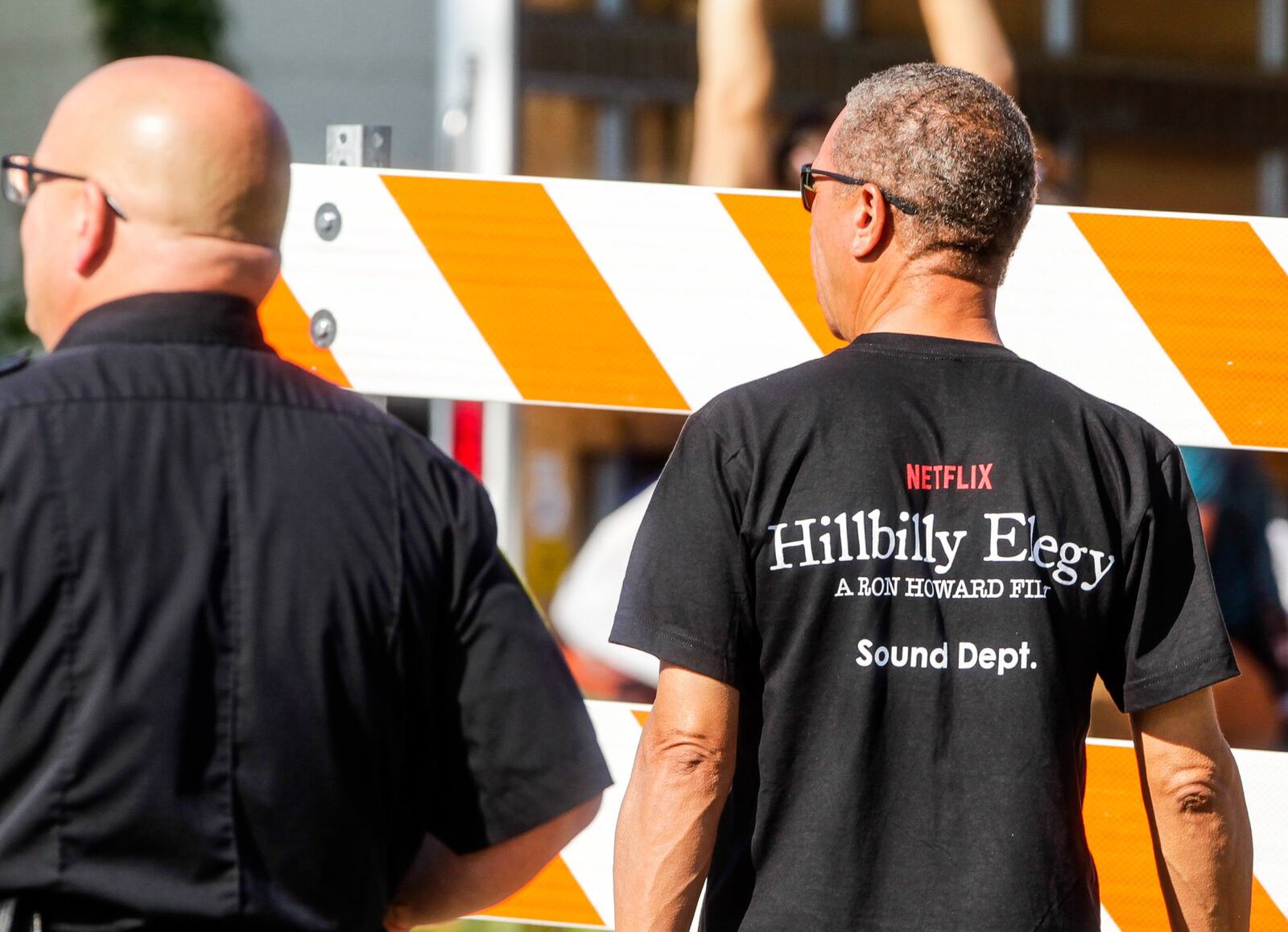 Crews were in Middletown last summer filming scenes for “Hillbilly Elegy.” NICK GRAHAM/STAFF