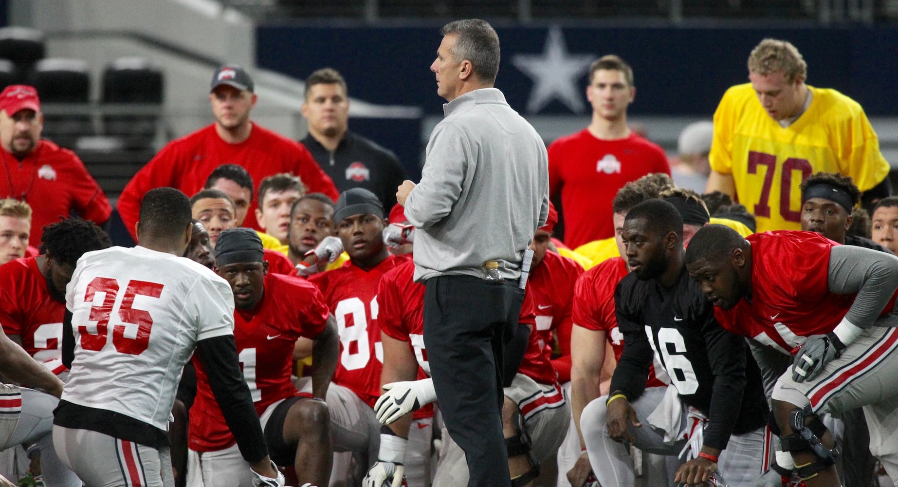 Photos: Ohio State practices at AT&T Stadium