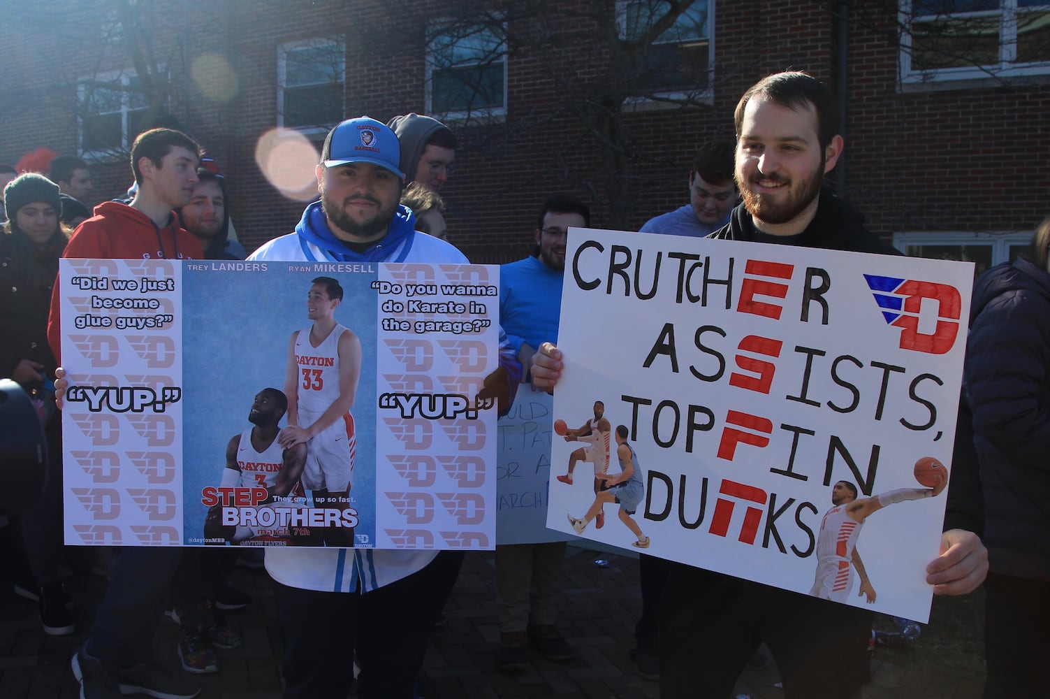 Photos: Signs at ESPN Gameday at Dayton