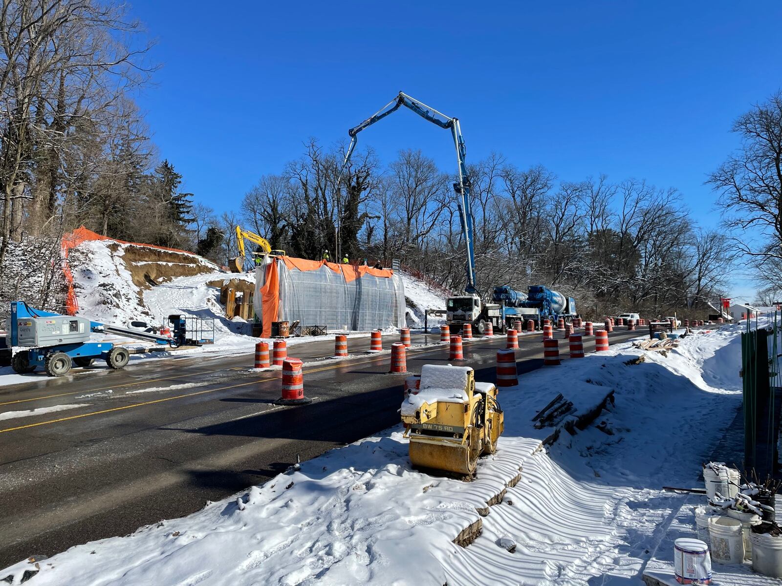 Ridgeway Road bridge over Dorothy Lane in Kettering is currently under construction. This project was funded for replacement through ODOT's Municipal Bridge Program.