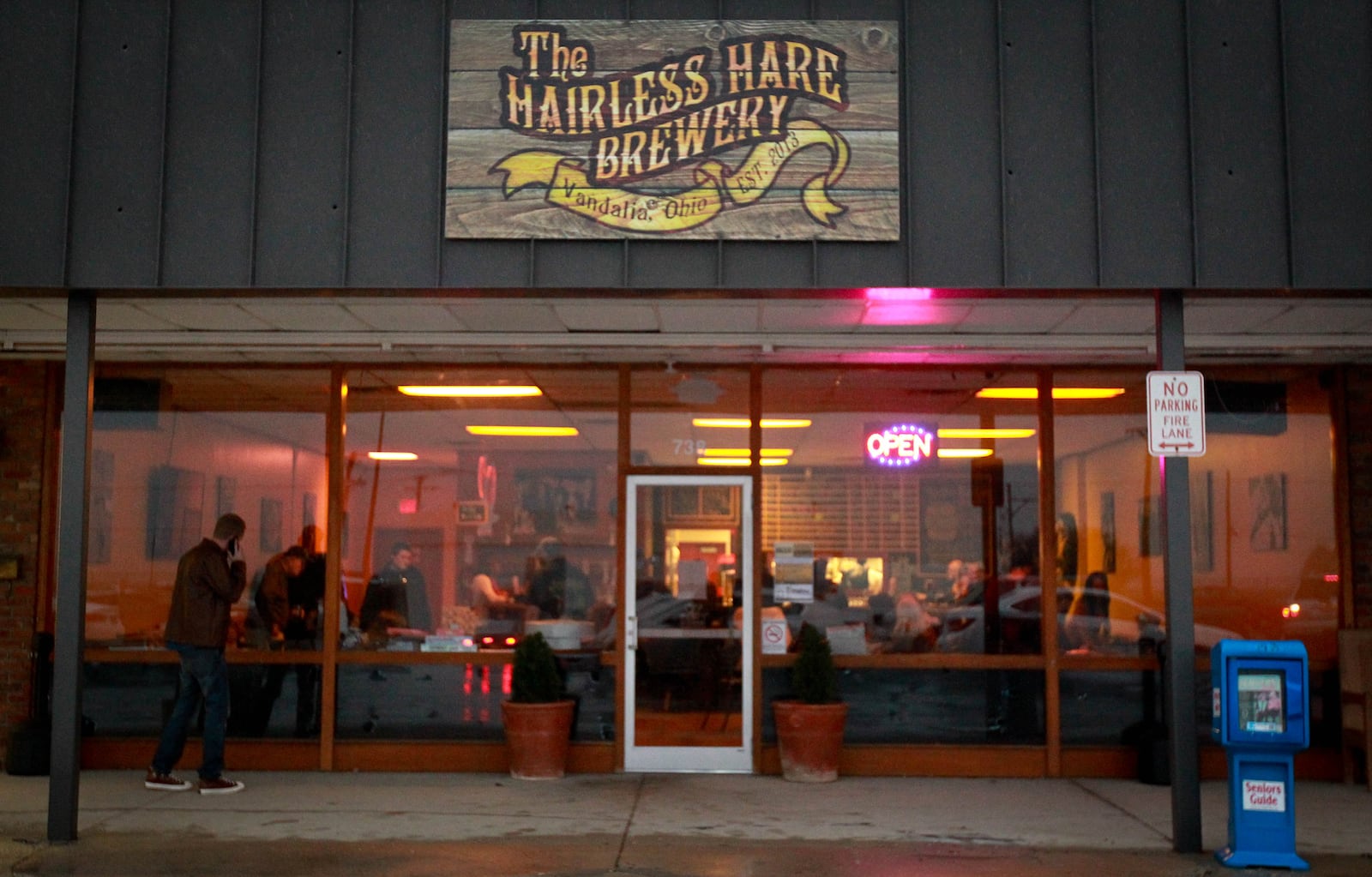 The Hairless Hare Brewery is located at 38 W. National Rd. in Vandalia.