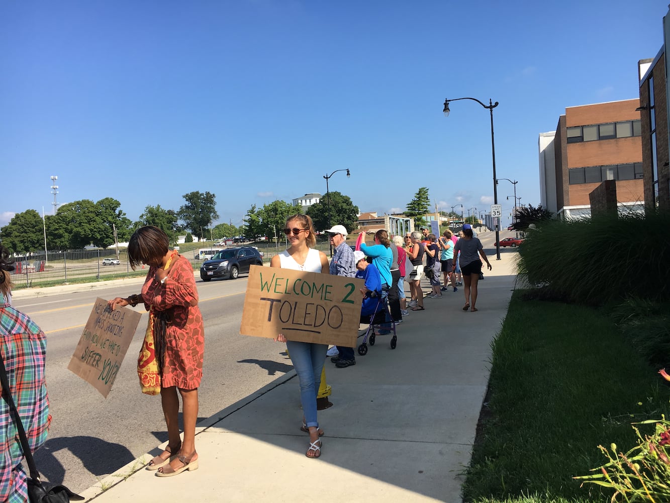 PHOTOS: Scenes of President Trump’s visit to Dayton