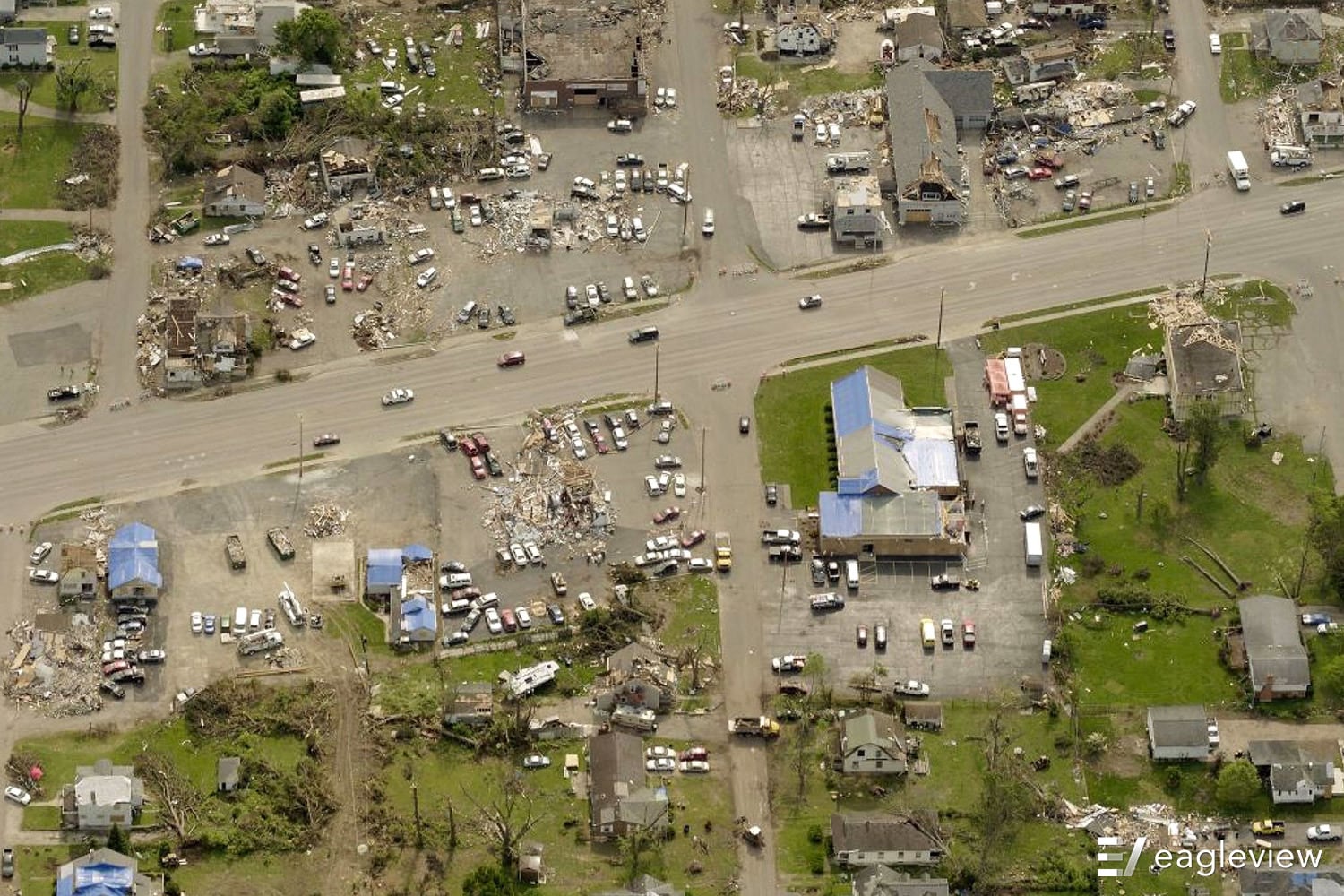 BEFORE & AFTER PHOTOS: Aerial views of 3 neighborhoods