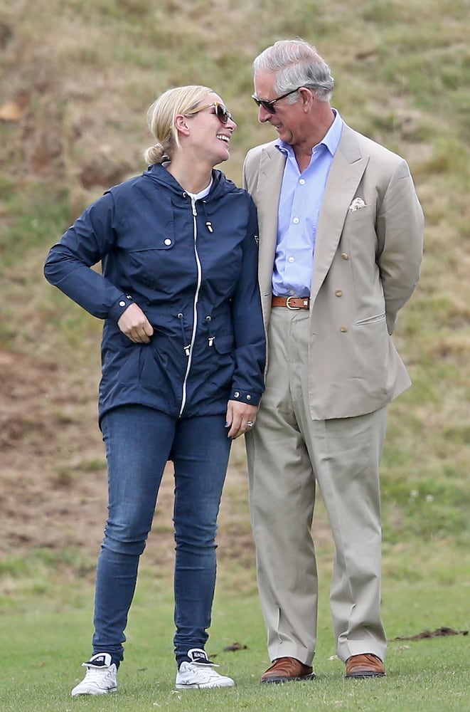 Kate and Prince George watch polo