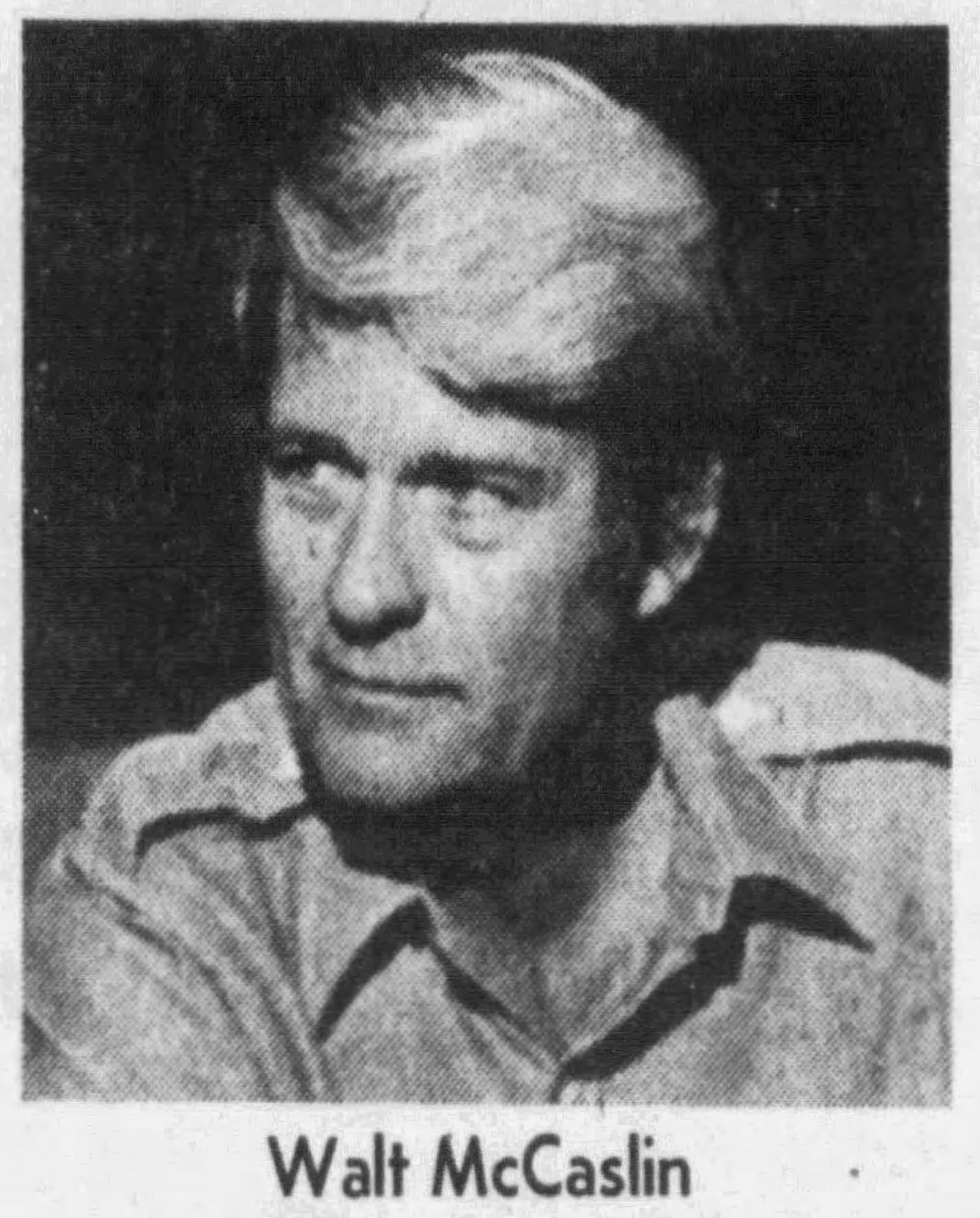 Walt McCaslin was a book reviewer for the Dayton Daily News from 1951-1961 and started at the Journal-Herald in 1962, becoming an art critic in 1970. He held that position until his untimely death in 1981.