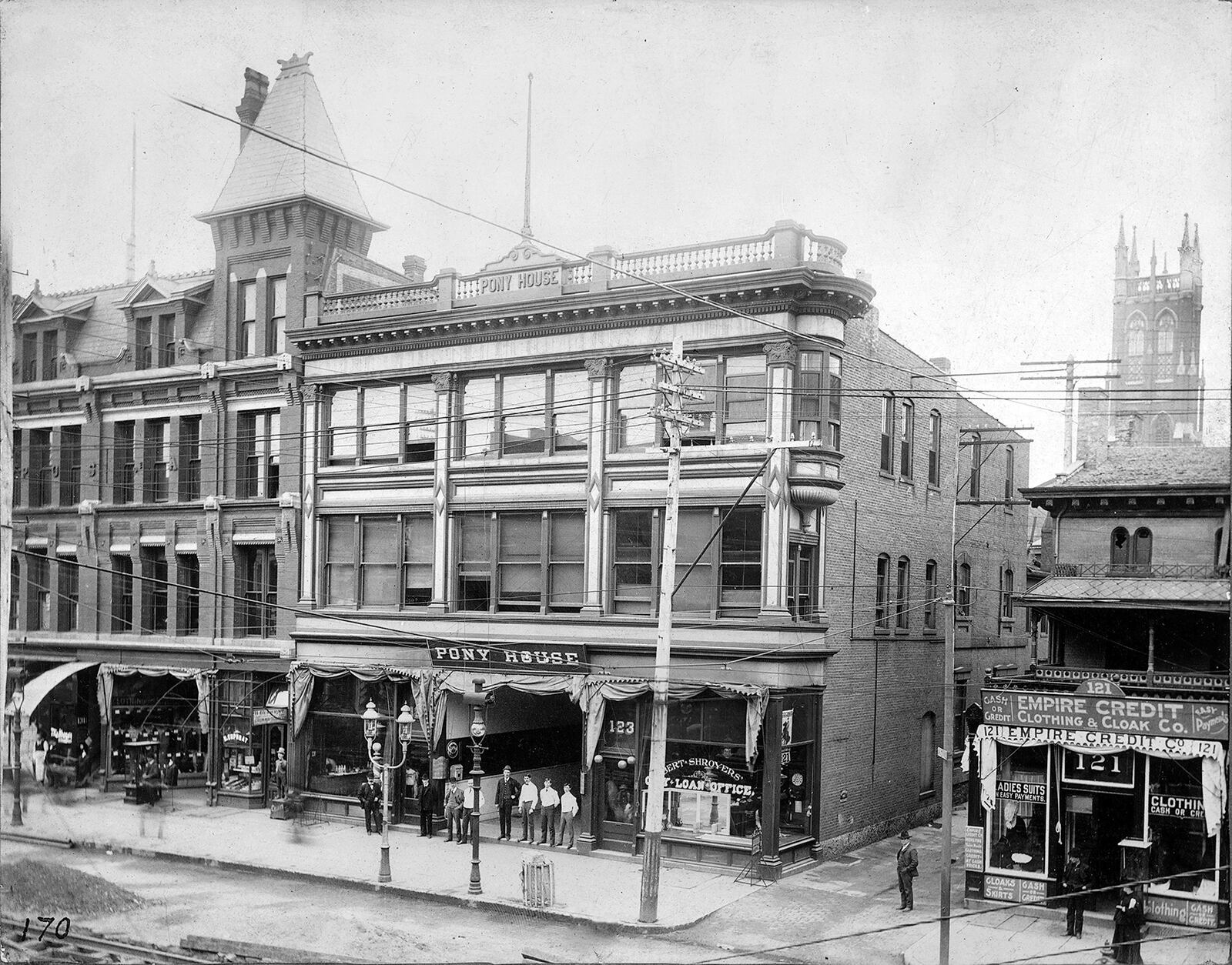 James Ritty, the inventor of the first cash register, opened the Pony House Restaurant  in 1882 on South Jefferson Street in Dayton. The bar he had commissioned for his establishment is now the centerpiece of Jay's Restaurant in the Oregon Historic District. DAYTON METRO LIBRARY / WILLIAM LUTZENBERGER COLLECTION