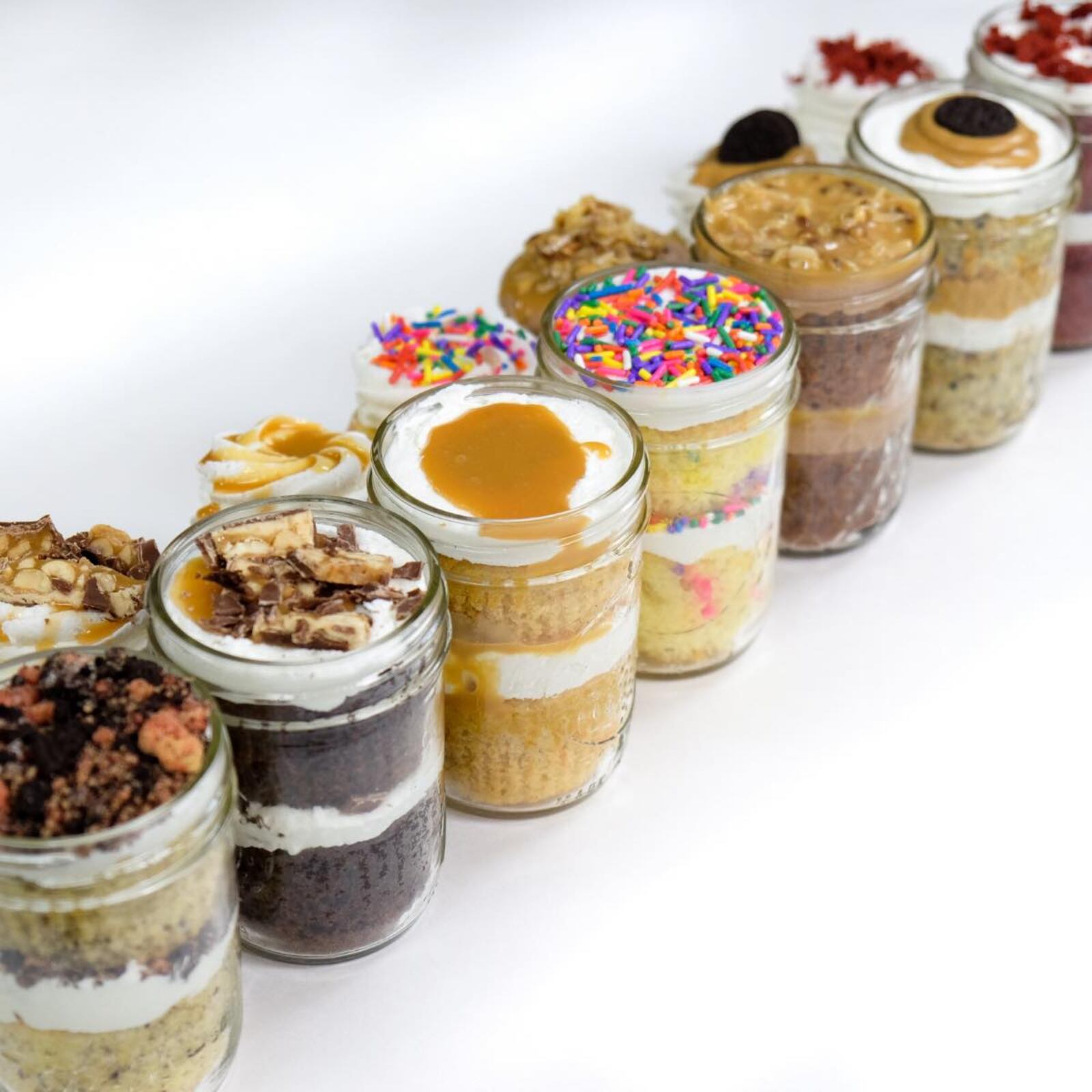 Twist Cupcakery's Cake in a Jar treats have become especially popular during the pandemic.