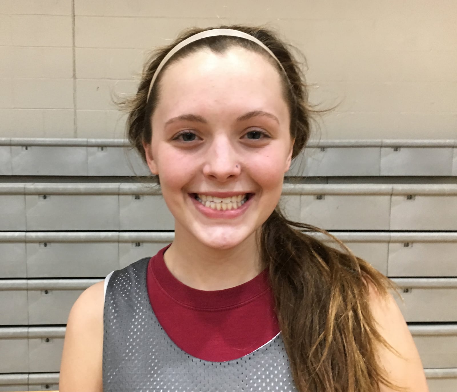 Waynesville senior Rachel Murray at practice on Wednesday, Jan. 23, 2019. MARC PENDLETON / STAFF