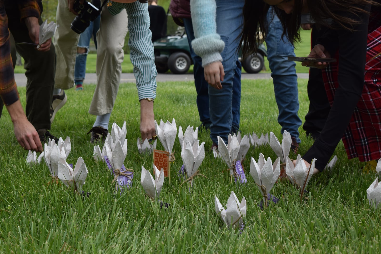 Pictured is a previous Art & Earth Day activity at Pyramid Hill Sculpture Park and Museum. CONTRIBUTED