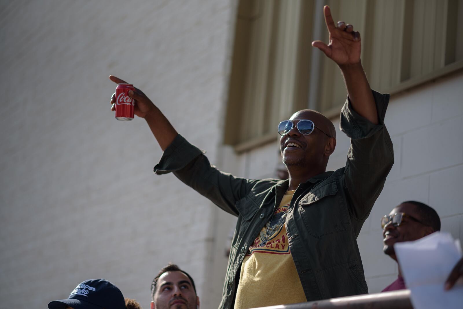 Dave Chappelle hosted the Gem City Shine benefit concert in Dayton's Oregon District on Sunday, Aug. 25, 2019.  Stevie Wonder, Chance the Rapper, Thundercat and Teyana Taylor were among the performers and there were also appearances made by Jon Stewart, Chris Rock, Fonzworth Bentley and more. TOM GILLIAM / CONTRIBUTING PHOTOGRAPHER