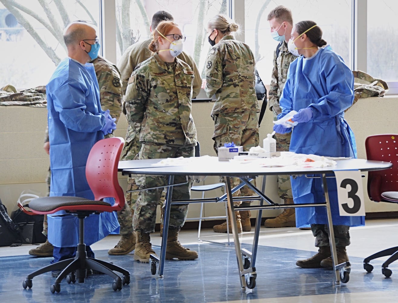 PHOTOS: Free coronavirus testing in Greene County