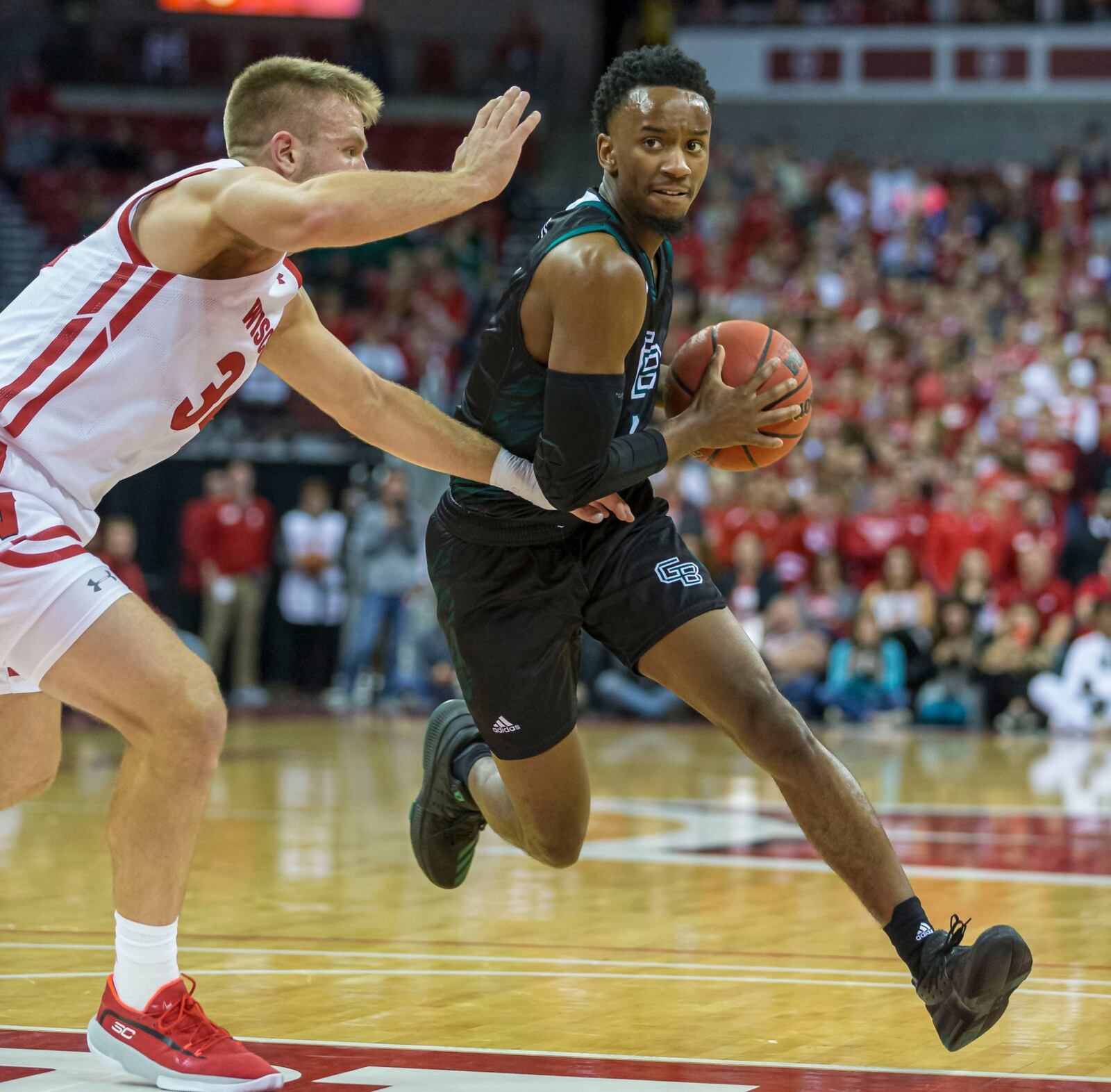 Trotwood-Madison High School grad and Wisconsin-Green Bay freshman Amari Davis is averaging 15.3 points and has been named the Horizon League freshman of the week three times. GREEN BAY ATHLETICS PHOTO