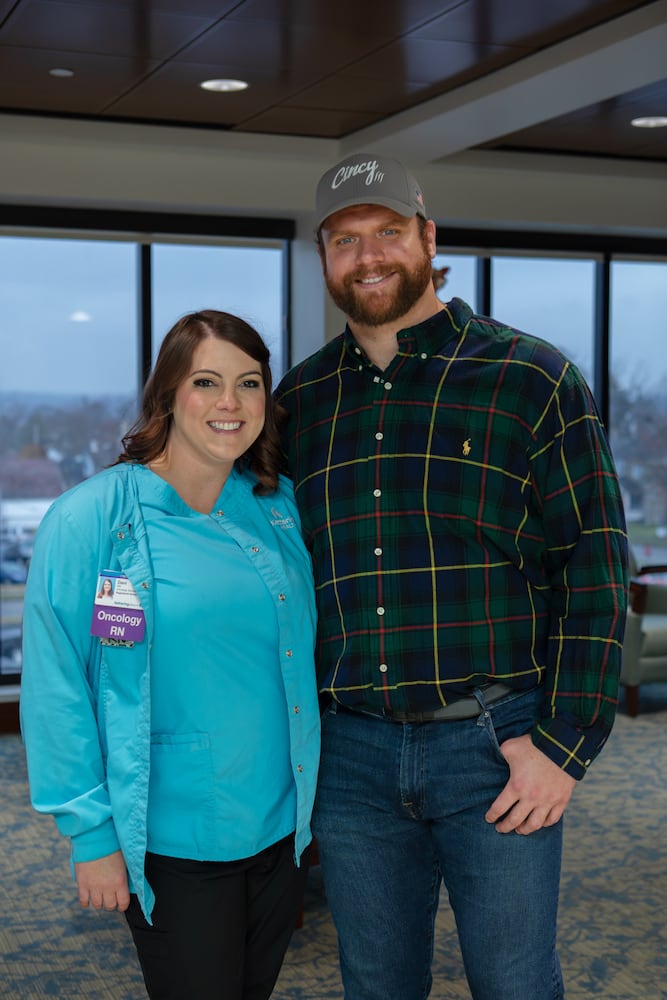 Ted Karras visits Kettering Health Hamilton