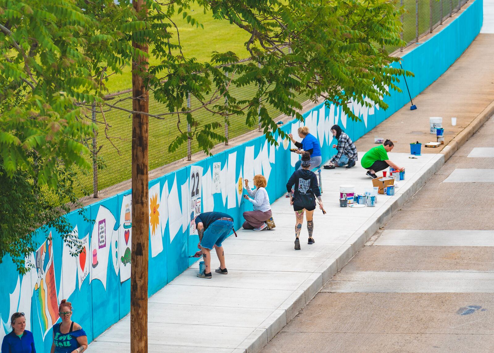 Goodwill Easterseals Miami Valley Clubhouse will dedicate the Love You Mural on June 26. CONTRIBUTED