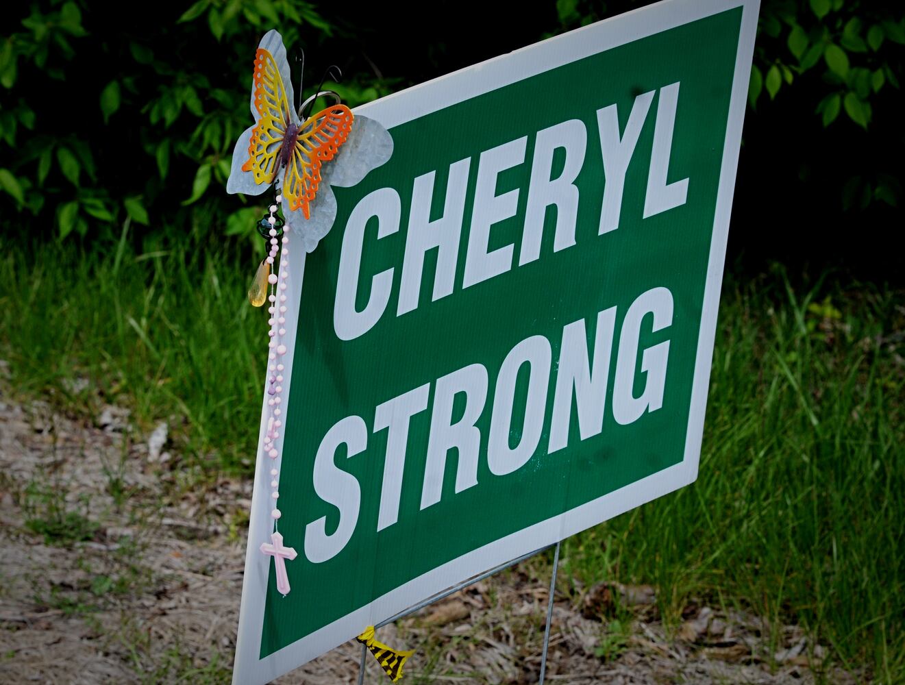 PHOTOS: Memorial placed where Coker remains found