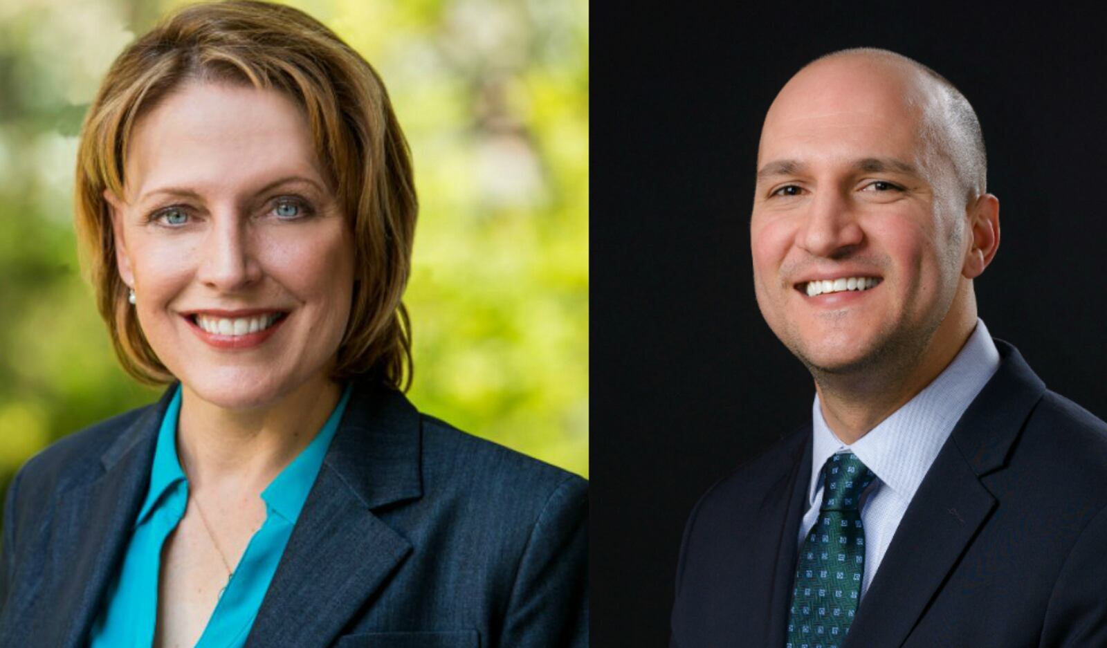 Formr lawmaker Connie Pillich, left, and Ohio Sen. Joe Schiavoni, D-Boardman, are running for Ohio  governor.