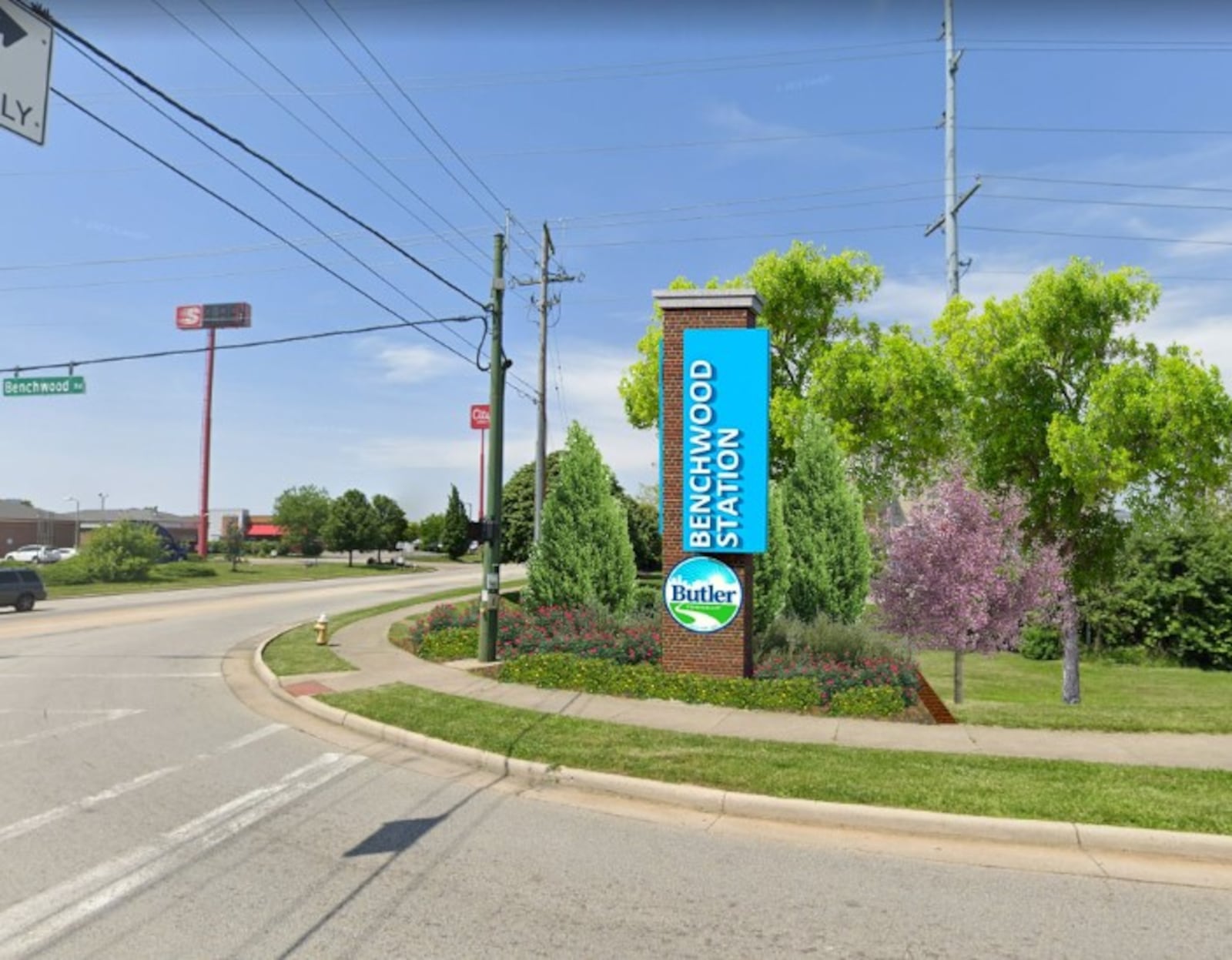 New Benchwood Station signage in Butler Twp. near Miller Lane. CONTRIBUTED