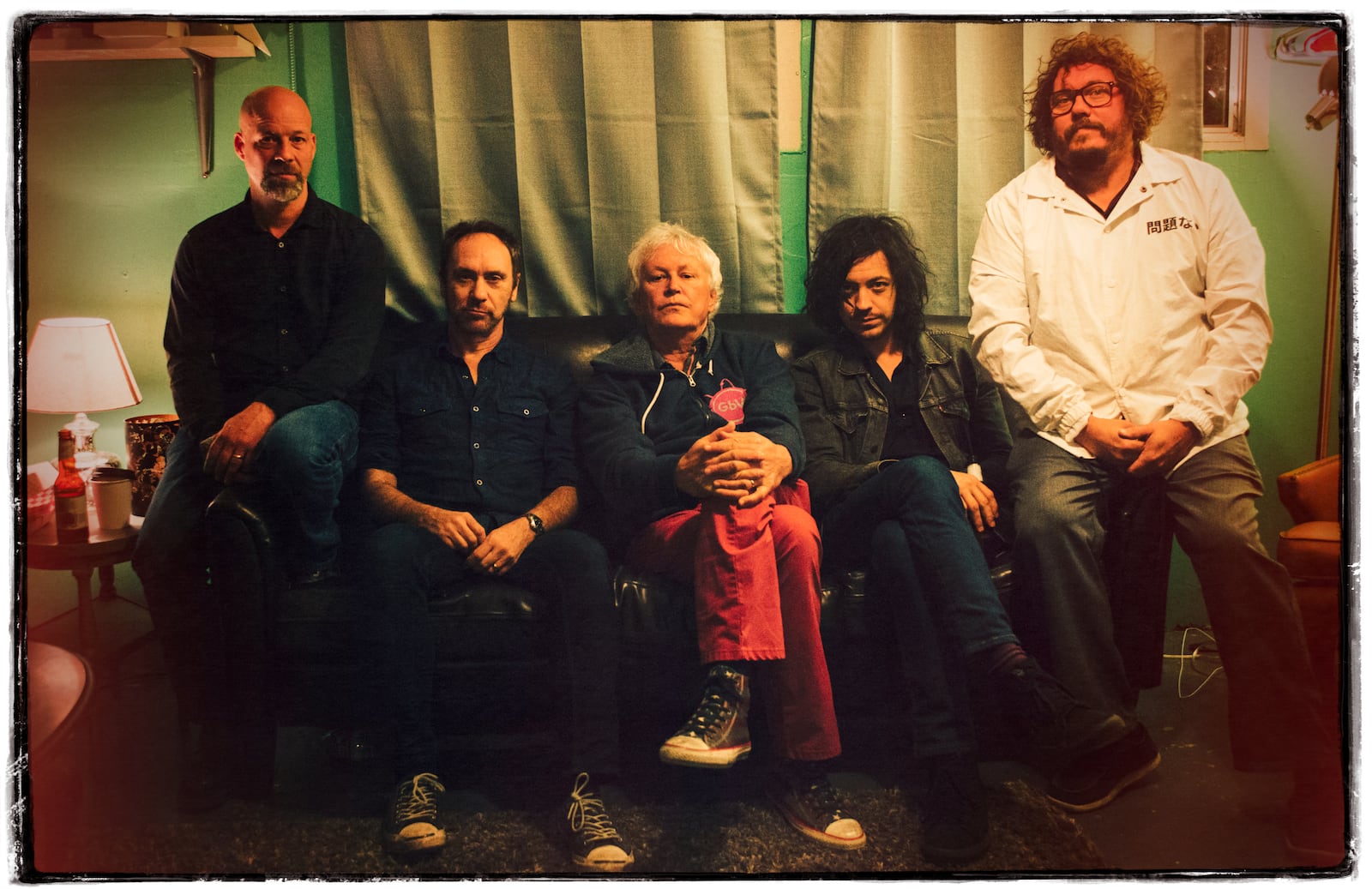 Guided By Voices, (left to right) Kevin March, Doug Gillard, Robert Pollard, Mark Shue, and Bobby Bare Jr., released its 36th album, “Tremblers and Goggles By Rank,” on July 1.