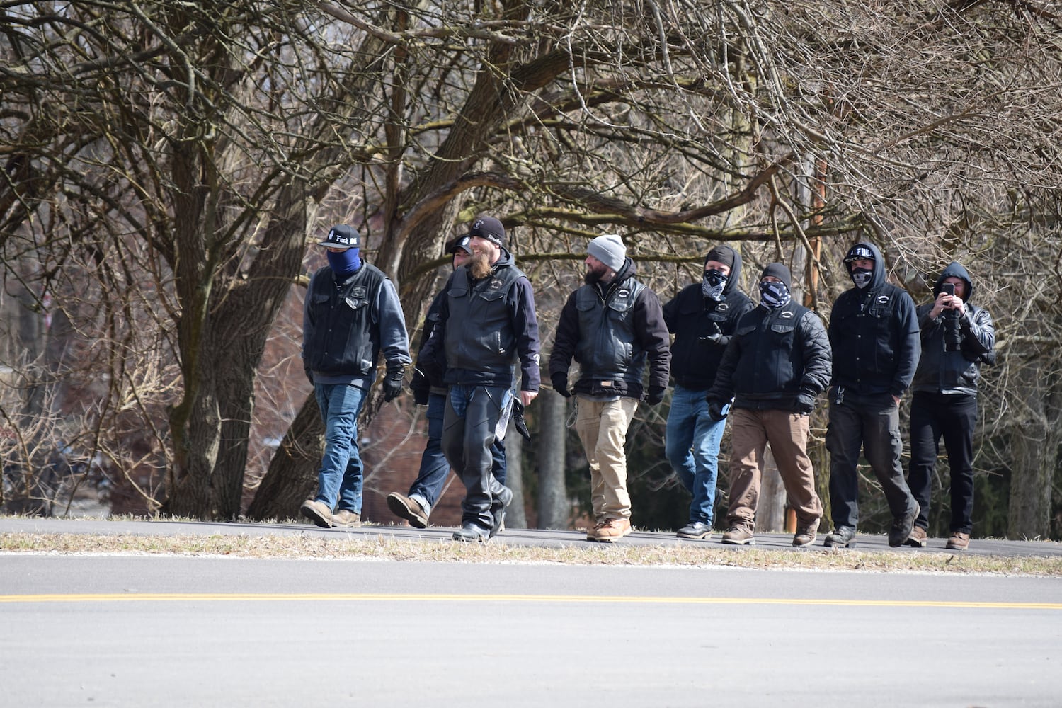 PHOTOS: Thousands of Outlaws attend motorcycle gang leaders funeral at Montgomery County Fairgrounds.