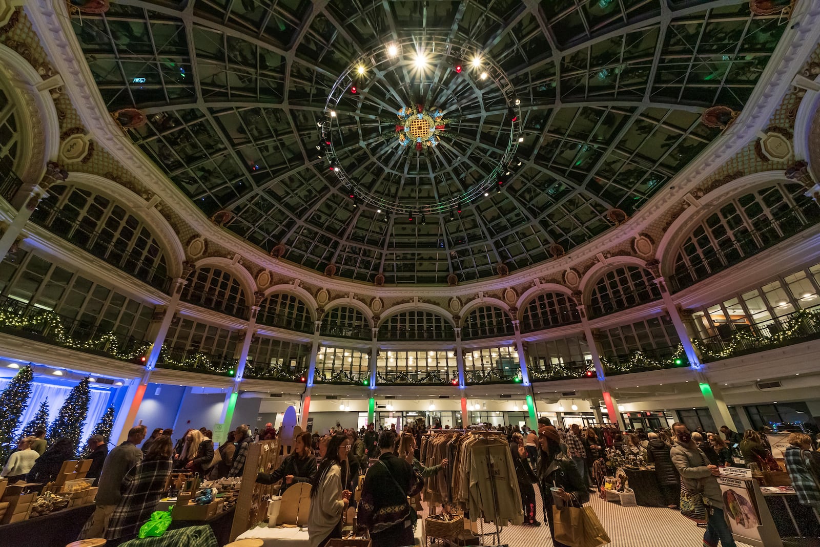 Holly Days at the Dayton Arcade in downtown Dayton continues through Friday, Dec. 13. TOM GILLIAM / CONTRIBUTING PHOTOGRAPHER