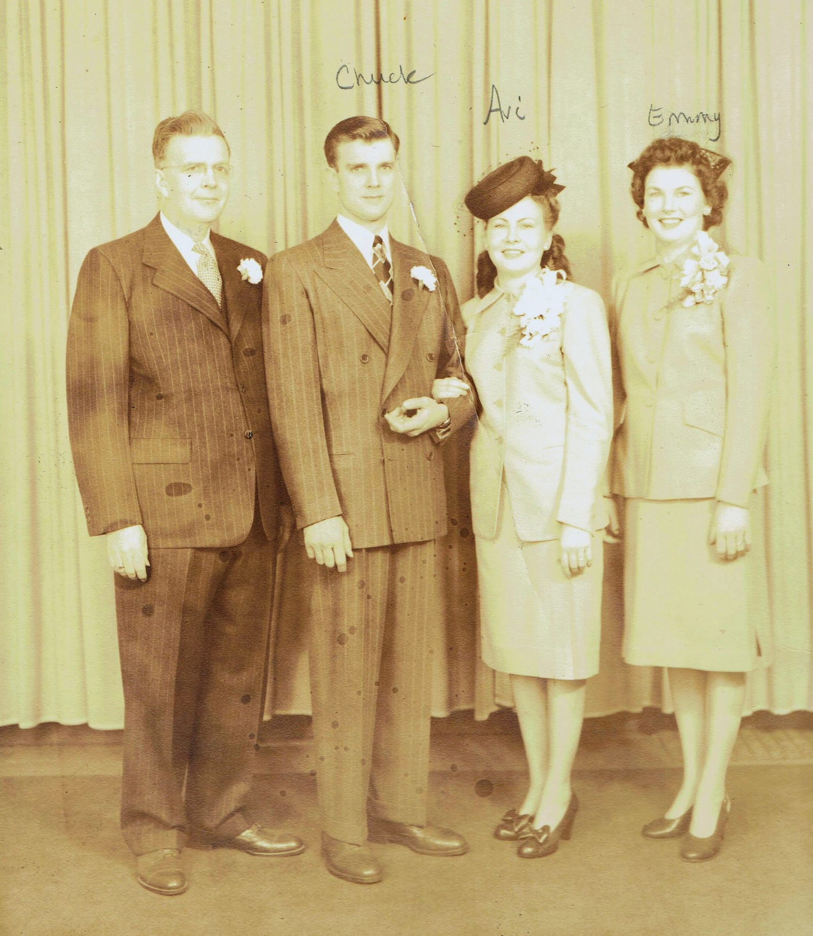 Emma "Pretzel Queen" Smales, far right, is credited with modernizing the pretzel shop.