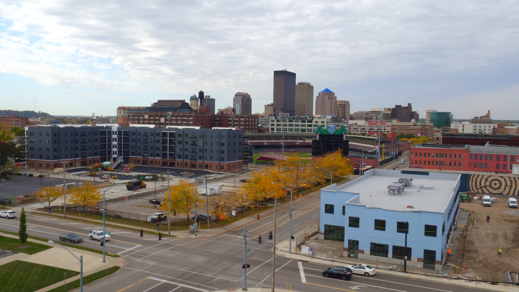 PHOTOS: What this booming area in downtown Dayton looks like from above