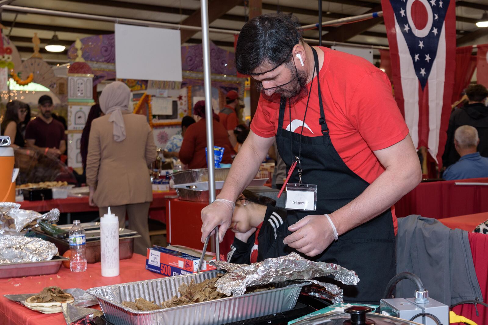 More than 50 countries were represented at the 2023 A World A’Fair at the Greene County Expo Center in Xenia this month. Tasting food from other countries was one way to explore a different culture. TOM GILLIAM / CONTRIBUTING PHOTOGRAPHER