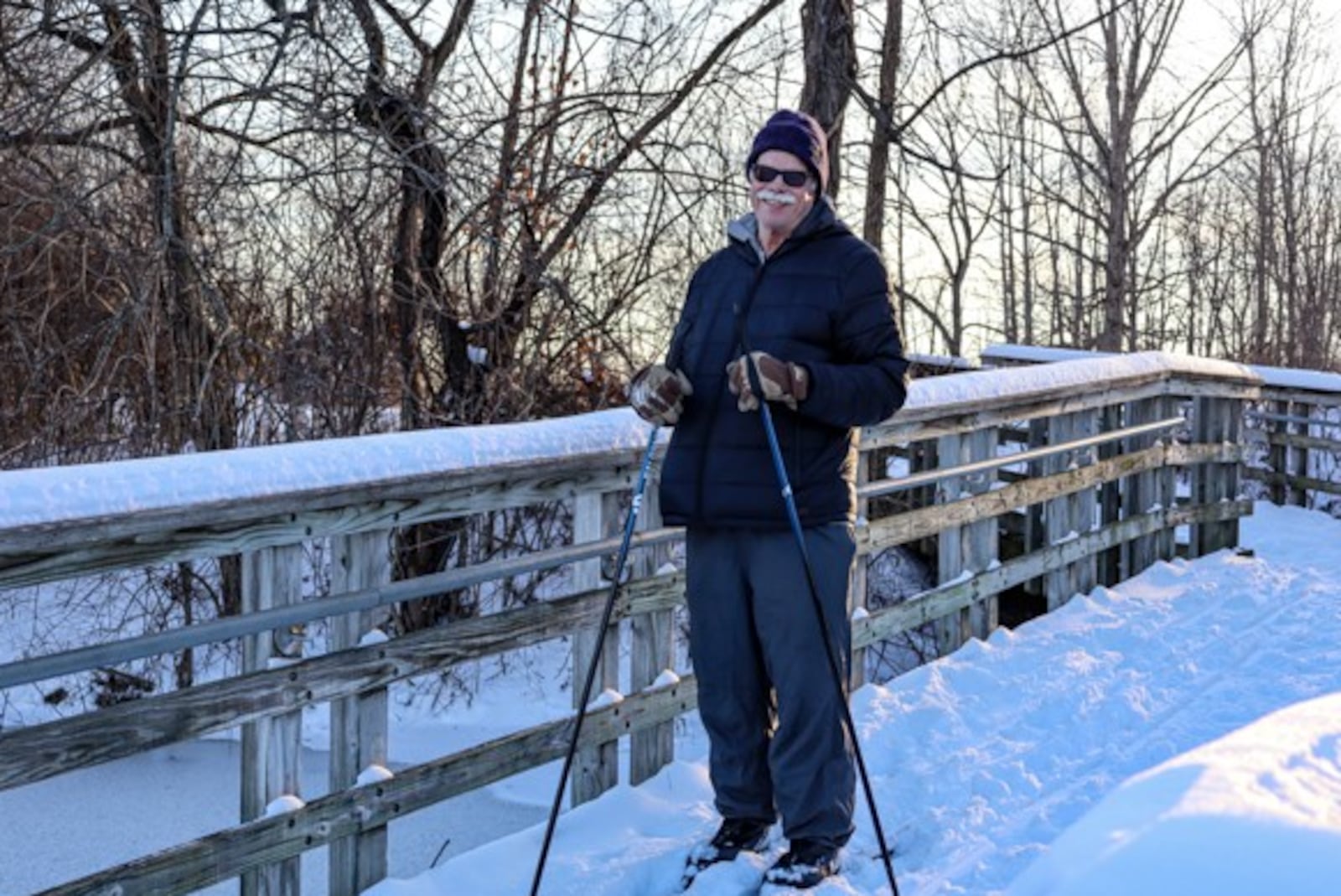 Some residents enjoy cross-country skiing at Five Rivers MetroParks. CONTRIBUTED