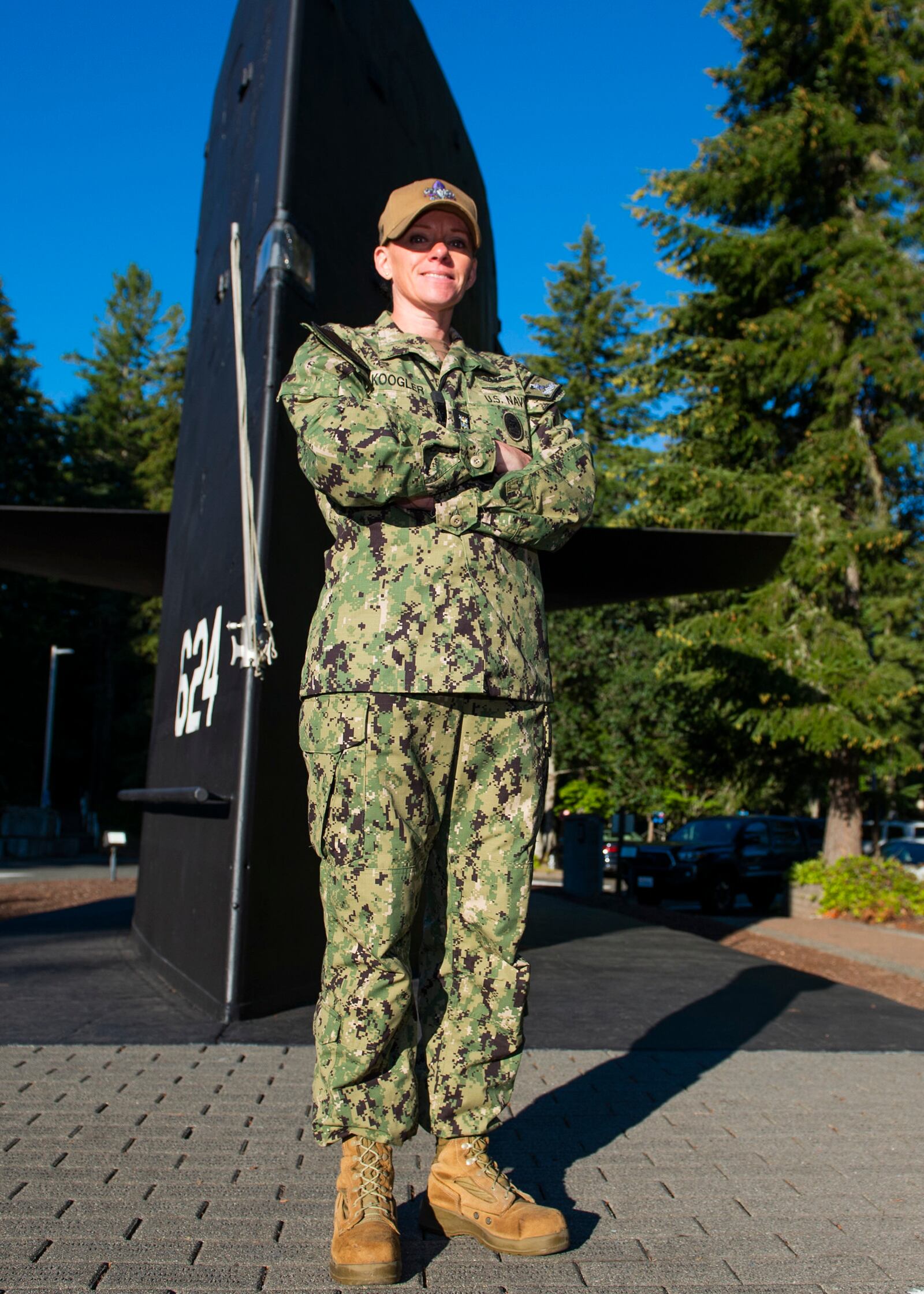 U.S. Navy Master Chief Information Systems Technician Angela Koogler. Navy photo