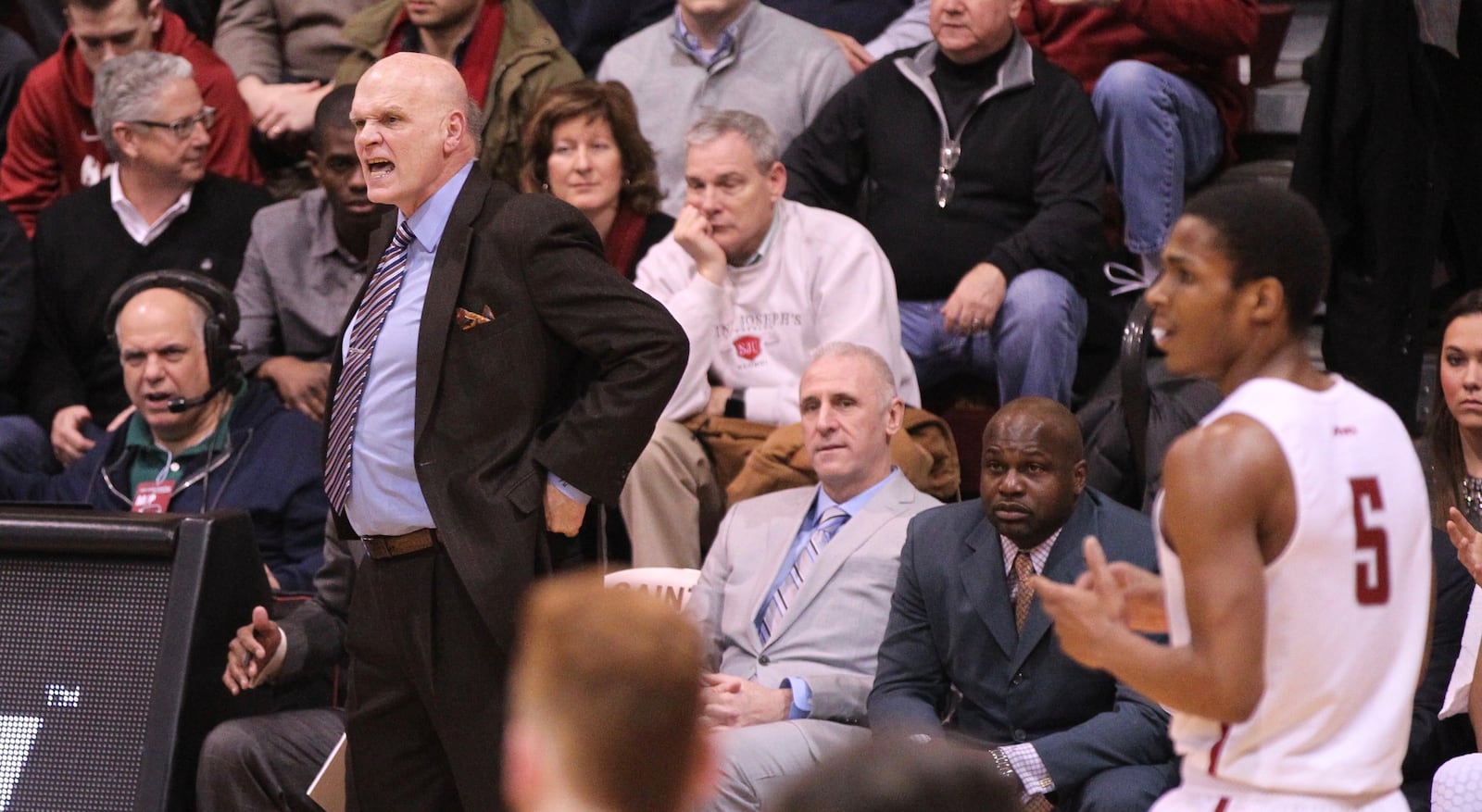 Dayton against St. Joseph's on Wednesday, Jan. 17, 2018, at Hagan Arena in Philadelphia.