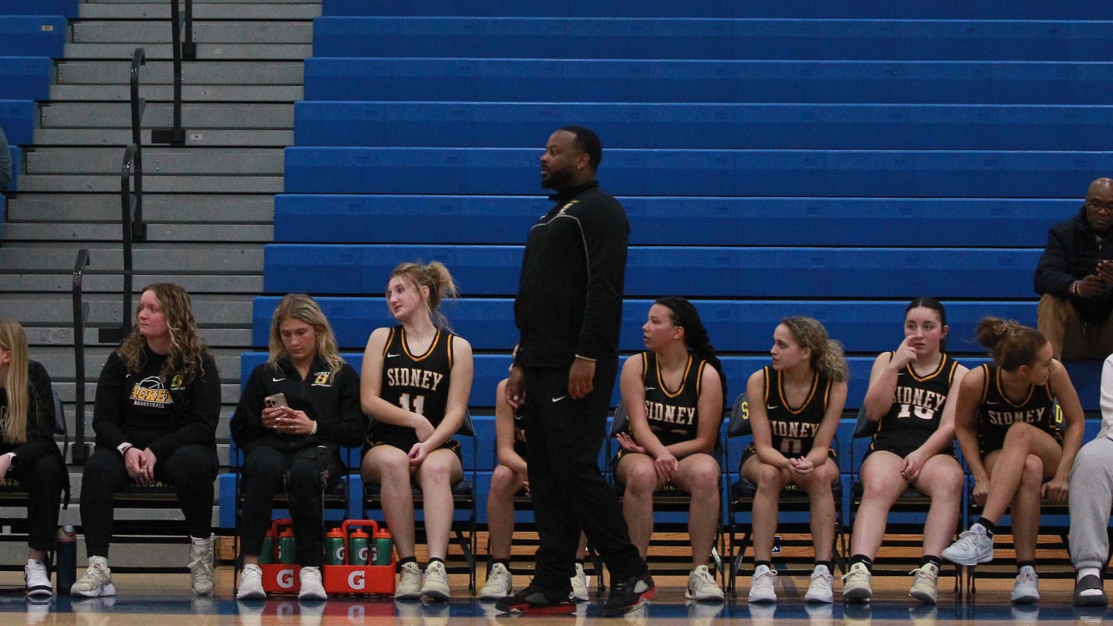 Sidney girls basketball coach Jamal Foster