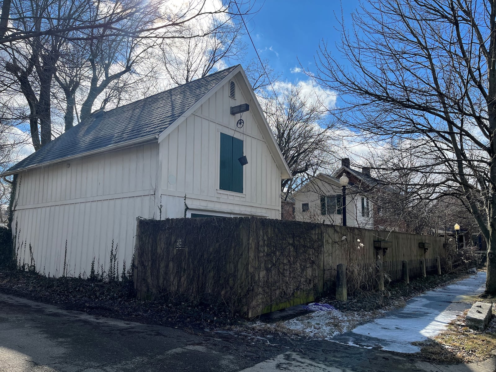 An accessory-type structure in the St. Anne's Hill neighborhood. CORNELIUS FROLIK / STAFF